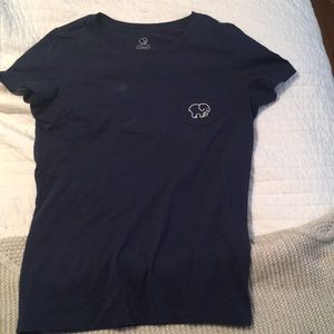 Ivory Ella t-shirt with waves on back